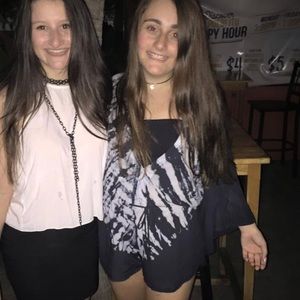 Blue life tie dye romper